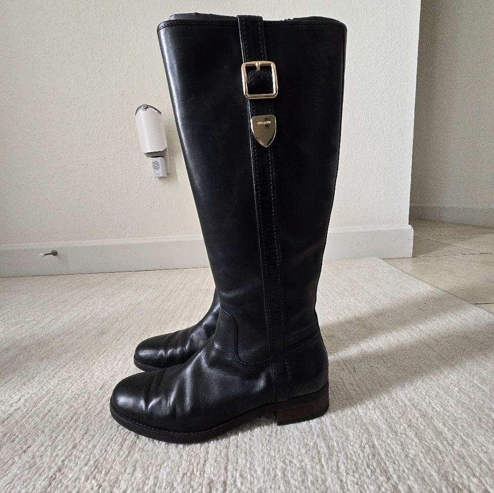 Coach Leather Rider Boots